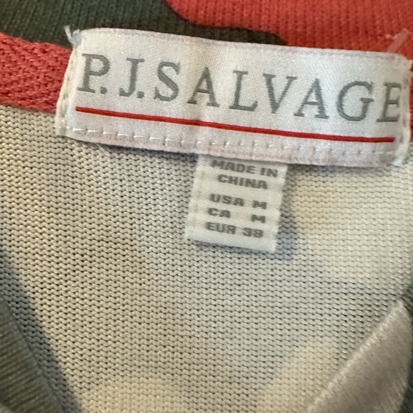 NWT! PJ SALVAGE MULTI HEART TOP - Picture 3 of 4